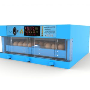 64 auto egg incubator new model with rollers and in built egg candler