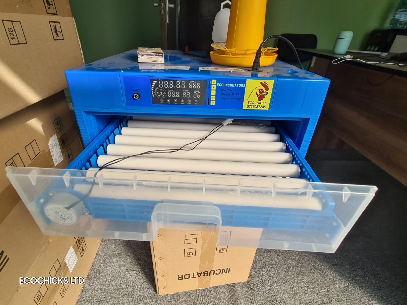 New model imported fully automatic 64 eggs incubator - Image 45