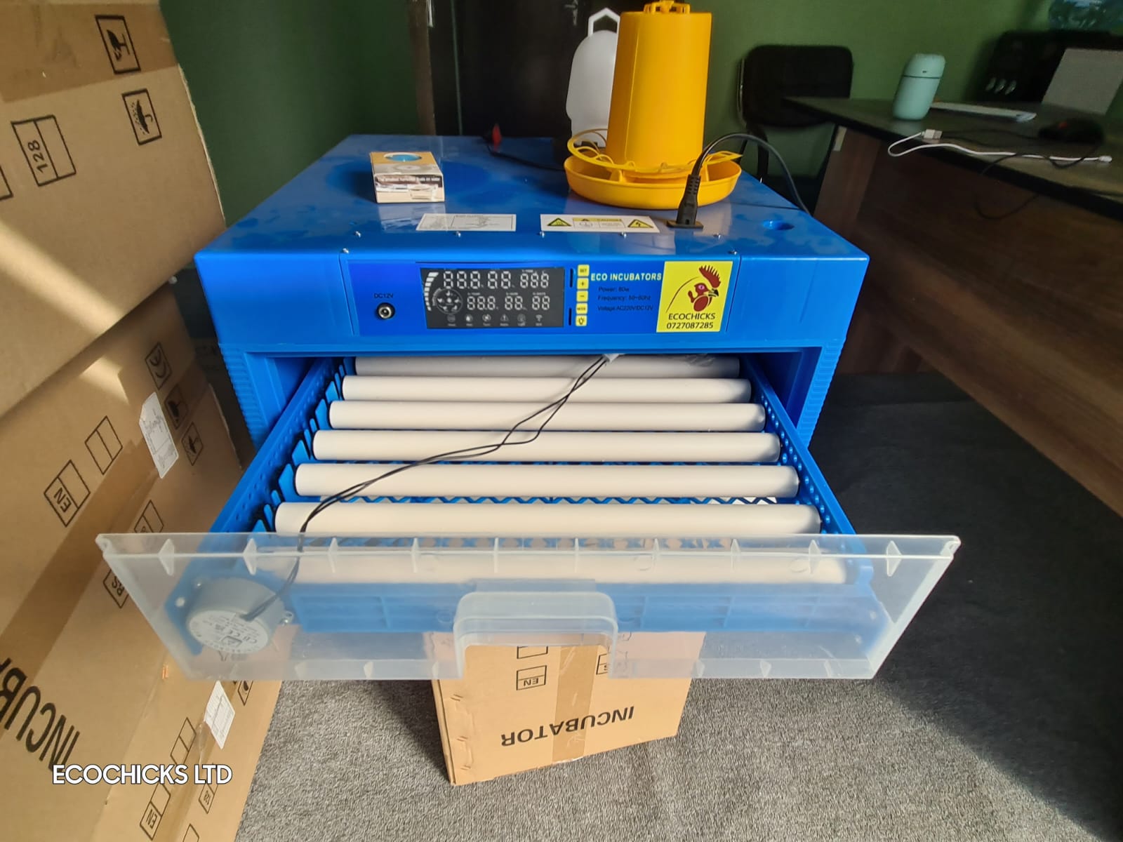 New model imported fully automatic 64 eggs incubator - Image 2