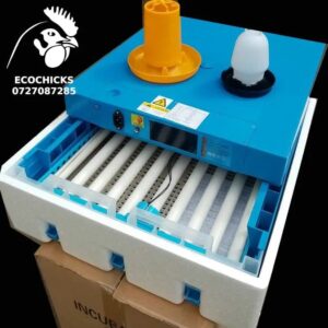 64-192 Eggs Fully Automatic Turning Hatcher Machine，Light Incubators for Hatching Chicken Duck Quail Turkey Eggs with Temperature Control and LED Candler