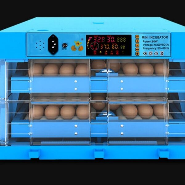 128 Egg Incubator with Automatic Egg Turning, Egg Hatching Incubator with Lab General Purpose Incubators with Temperature Control for Chickens Ducks Birds (128 Eggs)