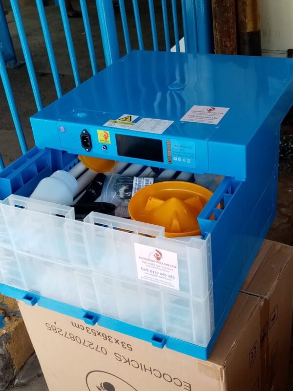 Egg Incubator 128 Eggs Fully Automatic Poultry Hatcher Machine with Led Candler Egg Turning and Temperature Control for Hatching Chicken Duck Goose Quail