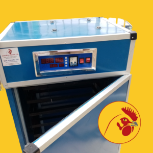 Incubator 528 Eggs 6 Egg Shelves 400 W LED Light Automatic Tilt.