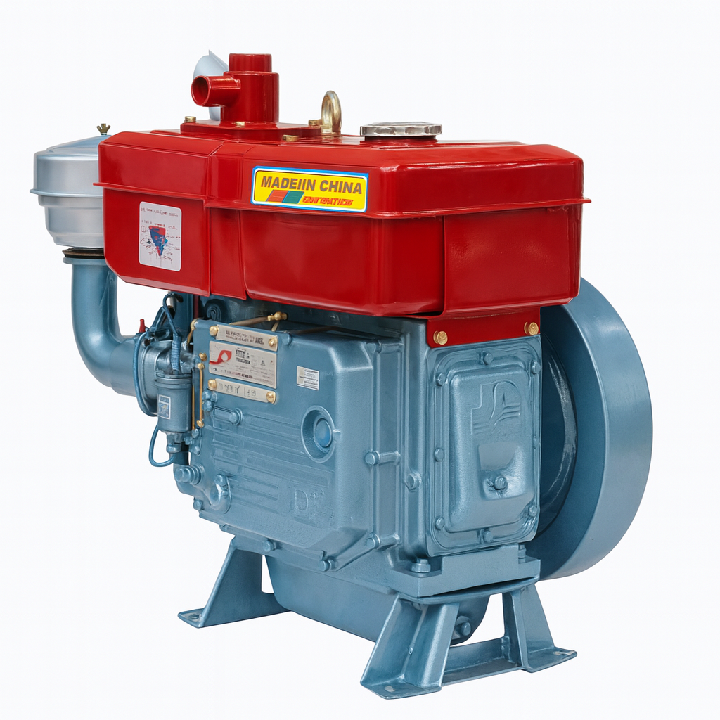 18HP JD Jiadi Diesel Engine JD1105P – Water Cooled, Manual Start