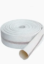 1.5-Inch × 30M White Canvas Delivery Pipe