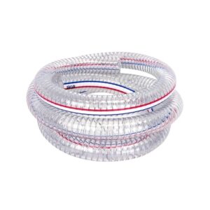 2" × 30M Sunny Brand Clear Steel Wire Suction Pipe